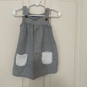 12m gray and white Dress